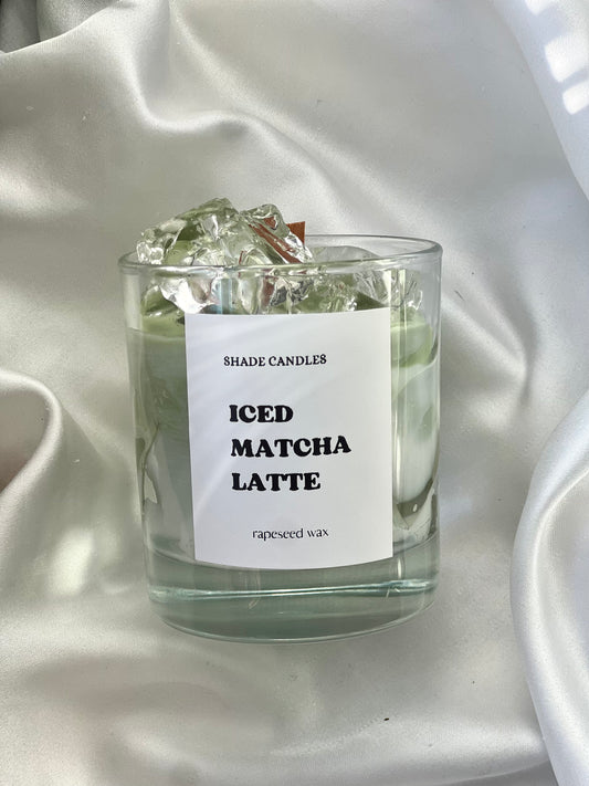 Iced Matcha Kaars - Groot